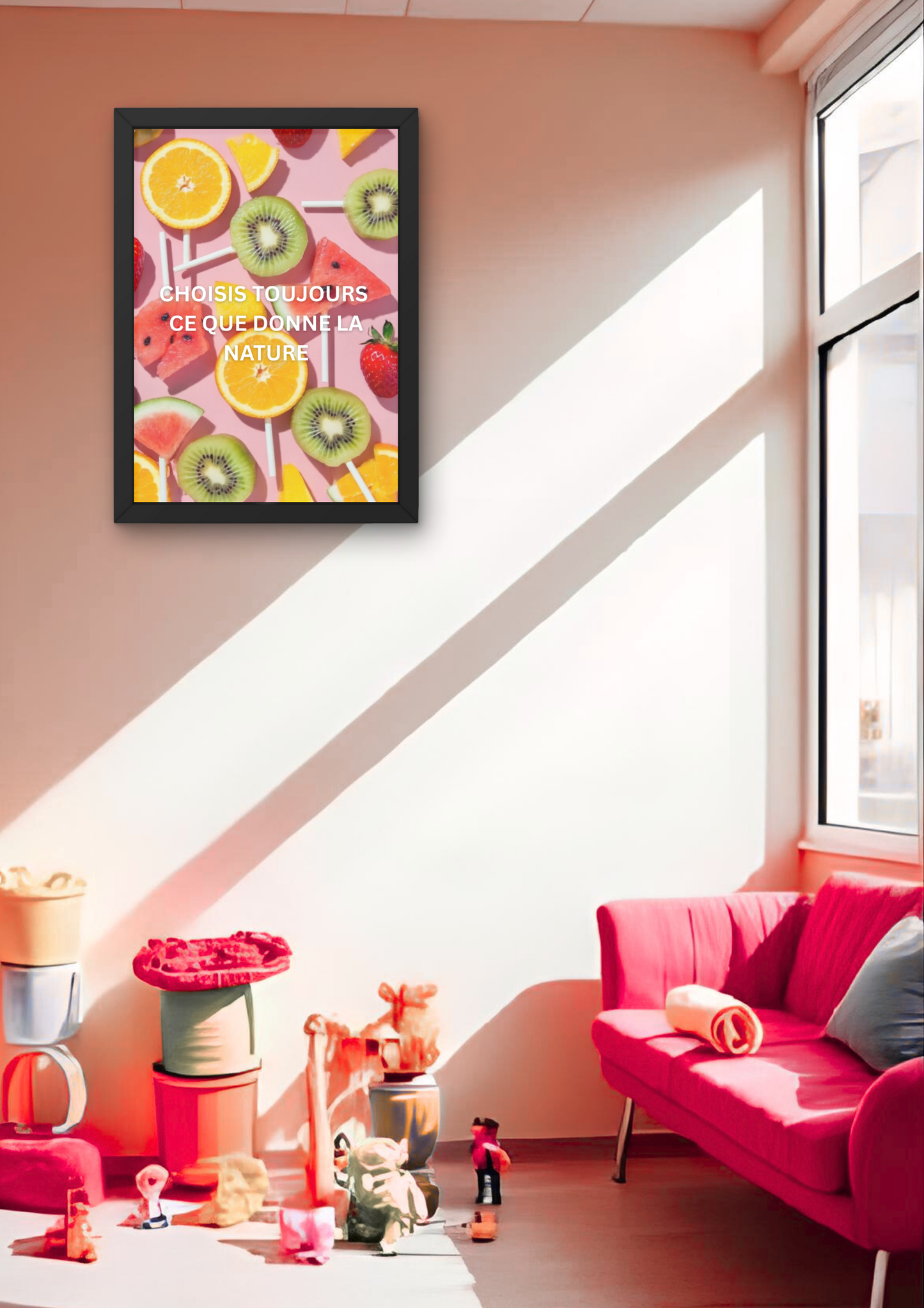LOLLIPOP -  Affiche A2 encadrée